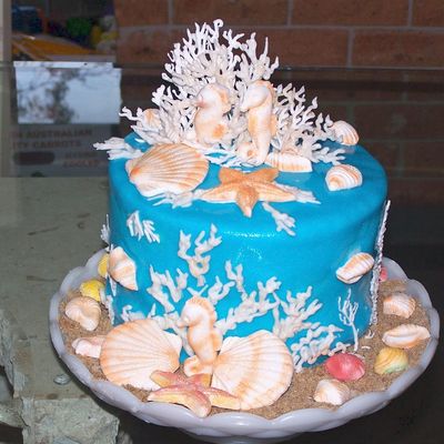 Seashells,coral,seahorse