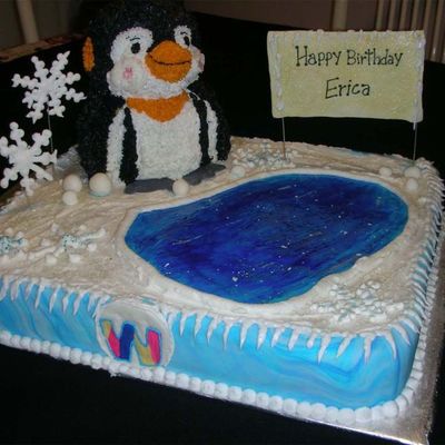 Webkinz Penguin Cake