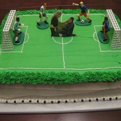 Groom Cake Soccer Theme