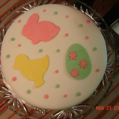 Fondant Easter Cake