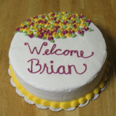 Welcome Brian Cake