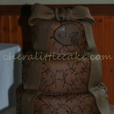 Chocolate Lovers Wedding Cake