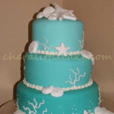 Seashell Wedding Cake