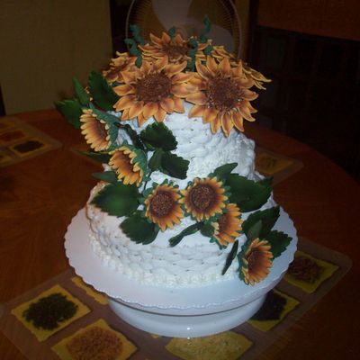 Sunflowers Cake