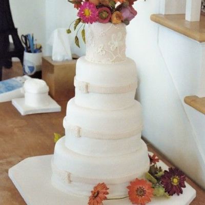 All Colors And Fondant W/ Sugar Flowers