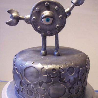 Steampunk Cake With Clank