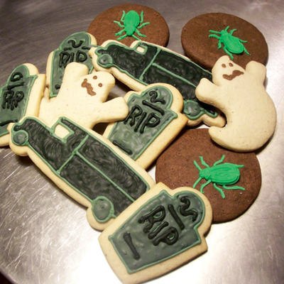 Creepy Halloween Cookies