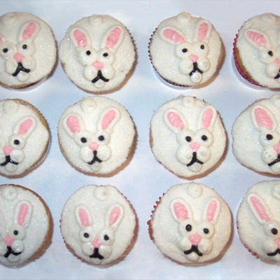 Easter Bunny Cupcakes
