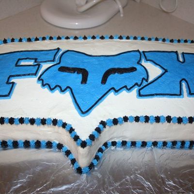 Fox Racing Cake