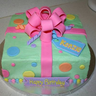 Birthday Present Cake!