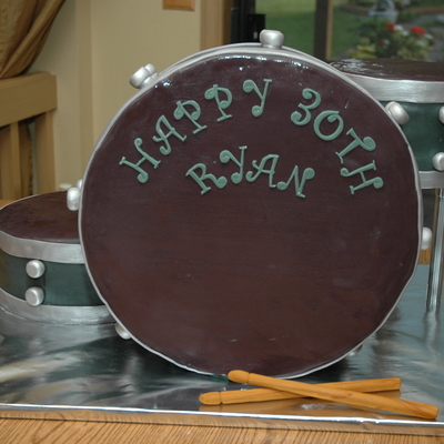 Ryan's Drum Cake