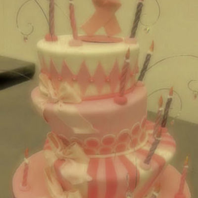 Cake For Breast Cancer Event