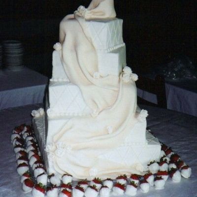 Squares With Fondant Draping