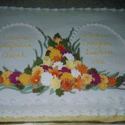 Fall Mother's Day Cake