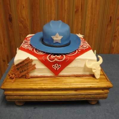 Ben's Blue Cowboy Hat
