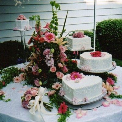 Cascading Tiers Of Cake