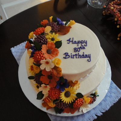 Jean's Fall Birthday Cake