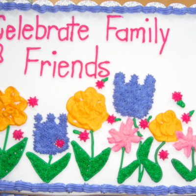 Family & Friends Day Cake