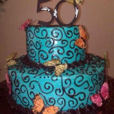 50Th Anniversary Cake