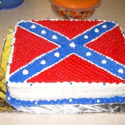 Rebel Flag Cake