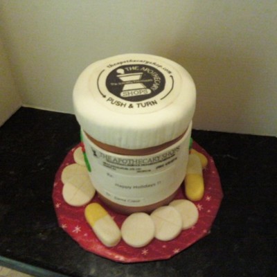 Pill Bottle For Apothecary Shop.