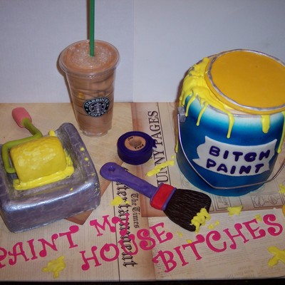 Paint My House B@#$# Cake