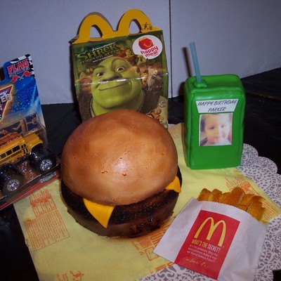 Happy Meal Cake For 1St Bday
