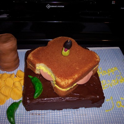 Tata's Fav Meal Bday Cake