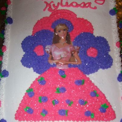 Barbie Birthday Cake