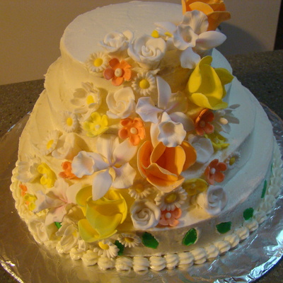 Spring Wedding Cake
