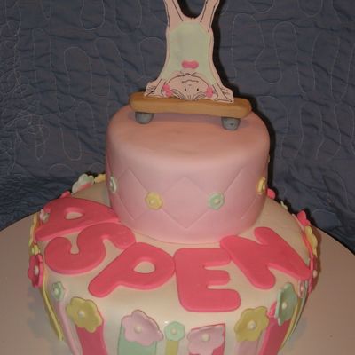Aspen's Gymnastics Cake