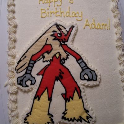 Pokeman/blaziken Character Cake