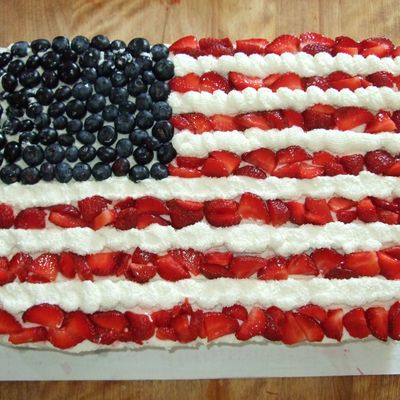 Flag Cake