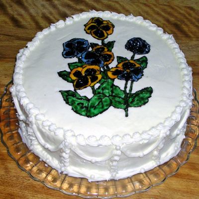 Pansy Cake