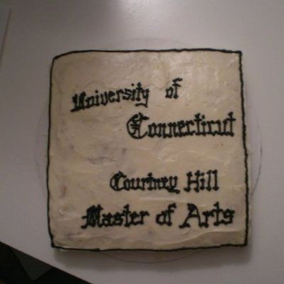 Courtney's Master's Cake
