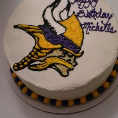 Michelle's Minnesota Vikings Birthday Cake