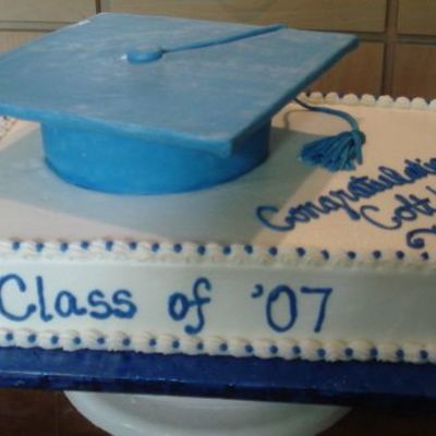 Graduation Cap Cake