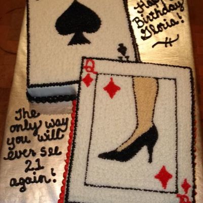 Blackjack Cake