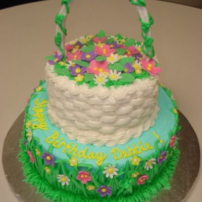 Spring Birthday Cake