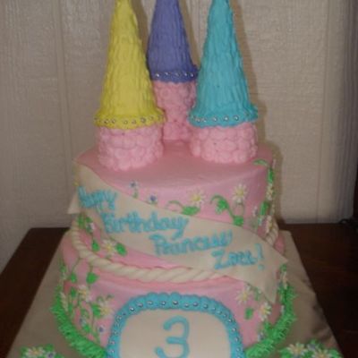 Princess Castle Cake