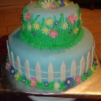 Spring Flowers Cake