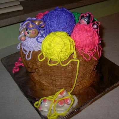 Other View Of Kitty Cake!