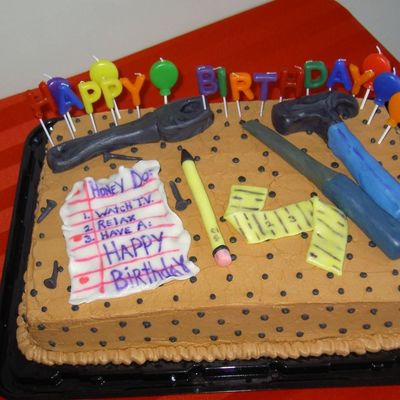 Peg Board Birthday Cake!