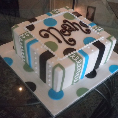 Dots And Stripes Baby Shower