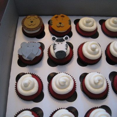 Noah's Ark Cupcake Tower