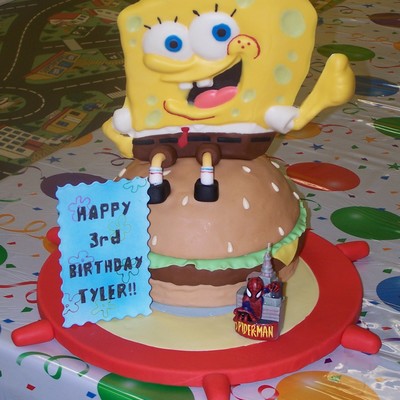 Spongebob Birthday Cake