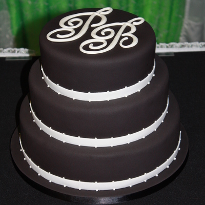 B&w Wedding Cake 2010