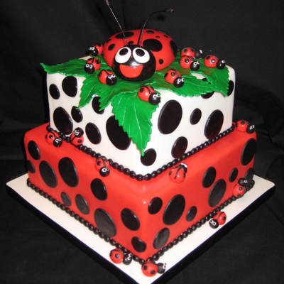 Ladybug Cake