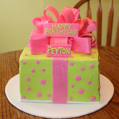 Gift Box Cake