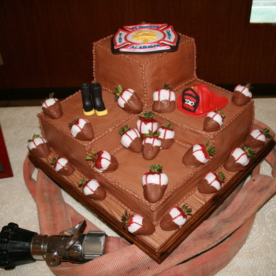 Firefighter's Cake
